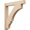 Ekena Millwork 6-in W x 34-in D x 38-in H Balboa Block Rough Cedar Woodgrain TimberThane Outlooker, Primed Tan OUTUR060X34X38BOA44RCPR - alternate 1